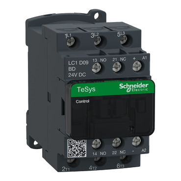 کنتاکتور اشنایدر 9 آمپر مدل LC1D09 سری TeSys D